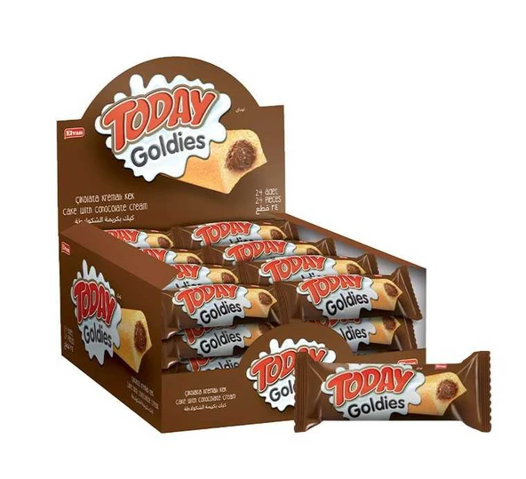 Today Goldies Çikolata Kremalı 35 Gr. 24 Adet (1 Kutu) ürün görseli 1