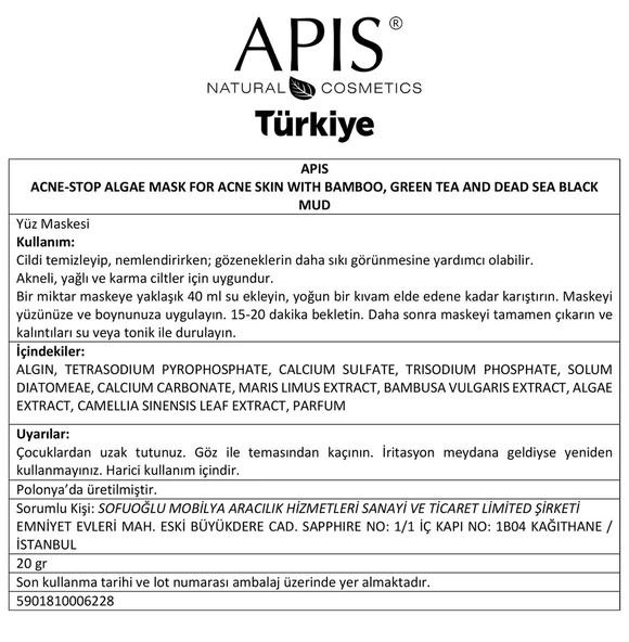 Alg Maskesi - Akne Giderici - 3 Adet - 20gr - Resim 4