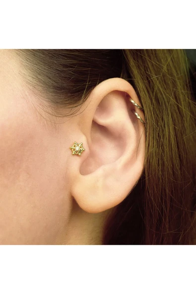 Gemi Dümeni Tragus Küpe ürün görseli 1