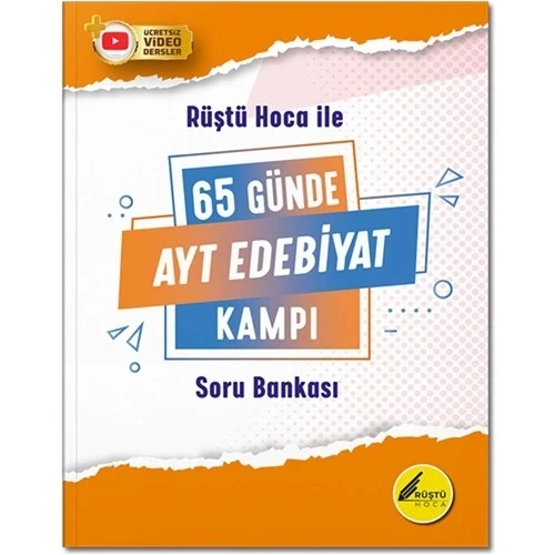 65 GÜNDE AYT EDEBİYAT KAMPI SORU BANKASI RÜŞTÜ HOCA ürün görseli 1
