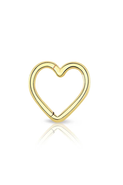 Kalp Altın Helix Piercing ürün görseli 1