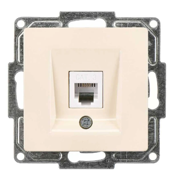 Günsan Visage Krem Telefon Prizi (CAT3) Çerçevesiz ürün görseli 1