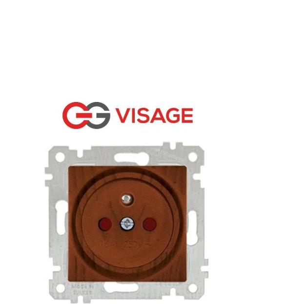 Günsan Visage Amazon Ceviz Ups Priz Çerçevesiz ürün görseli 1
