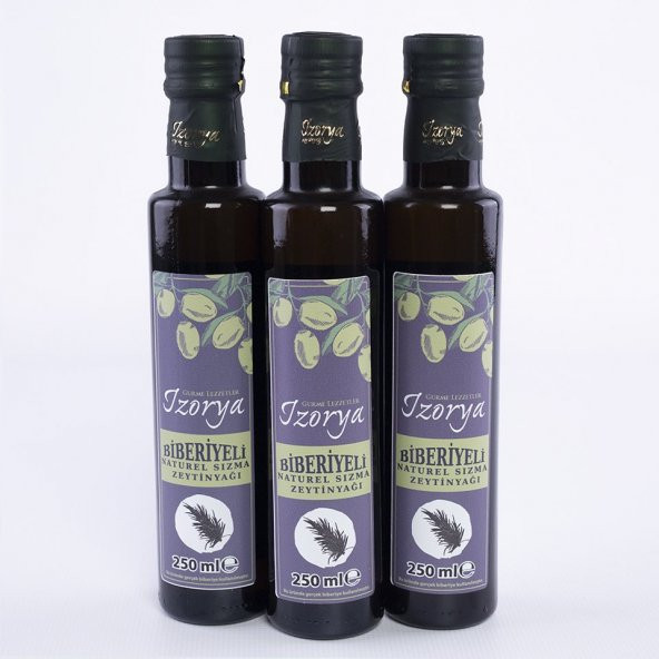 İzorya Gerçek Biberiyeli Zeytinyağı 250ML - Resim 4