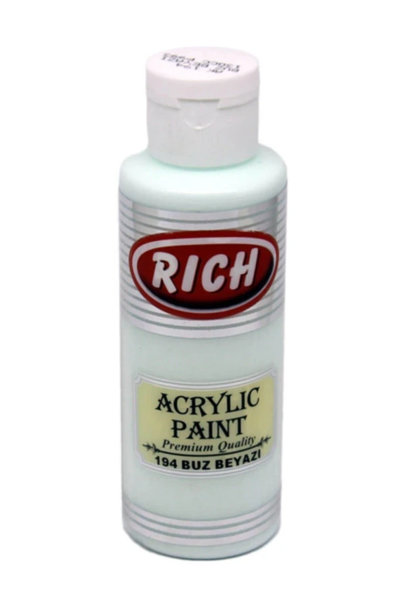 Rıch Akrilik Boya 120 CC Buz Beyazı 194 ürün görseli 1