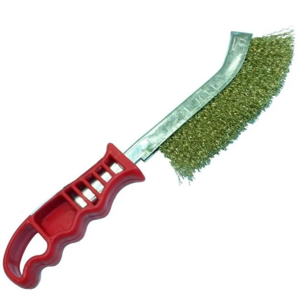 Partner PT02044 Plastik Saplı Tel Fırça Sarı Telli ürün görseli 1