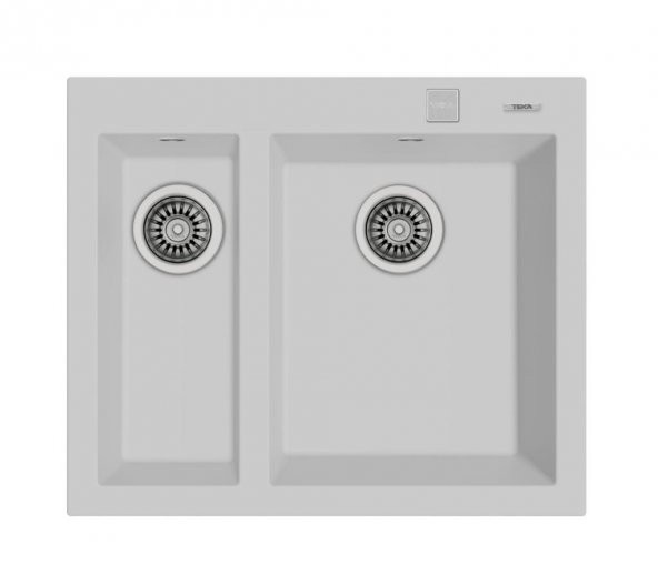 TEKA FORSQUARE 590 TG BEYAZ GRANİT EVYE ürün görseli 1