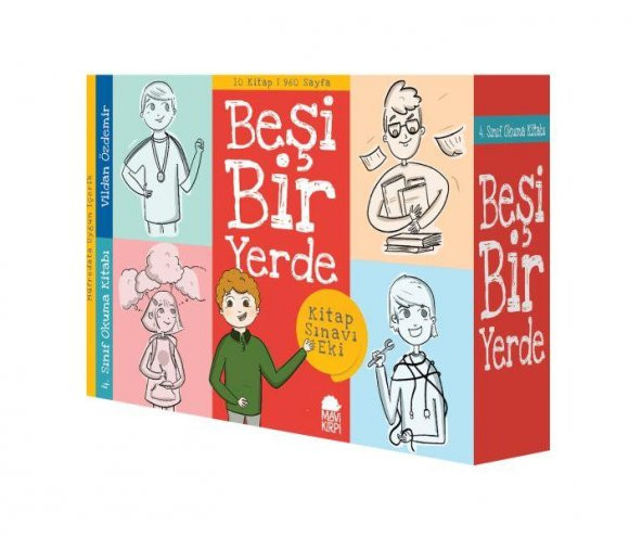 Mavi Kirpi 4. Sınıf Beşi Bir Yerde Hikaye Seti 10 Kitap ürün görseli 1