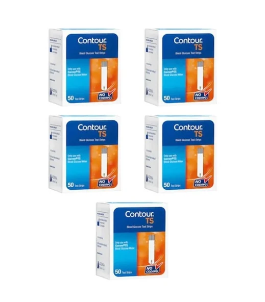 Contour Ts Test Stribi 50'Li X 5 KUTU (SKT:01/2027) ürün görseli 1