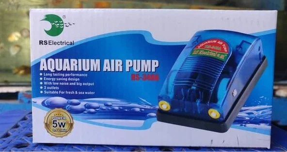 Risheng RS-348A Hava Motoru Çift Çıkışlı 3,5 L/S 5 W ürün görseli 1