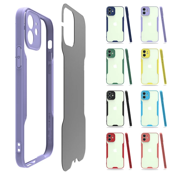 iPhone 12 Mini Kılıf Platin Matte Silikon Arka Kapak ürün görseli 1