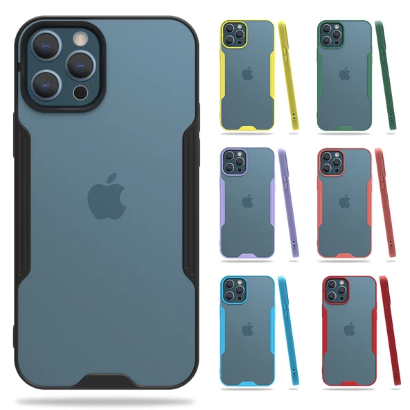 iPhone 12 / 12 Pro Kılıf Platin Matte Silikon Arka Kapak ürün görseli 1