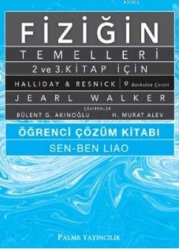 Fiziğin Temelleri 2 Ve 3 Öğrenci Çöz Kitabı ürün görseli 1