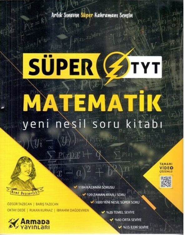 Armada Yayınları Yks Tyt Matematik Süper Soru Kitabı ürün görseli 1