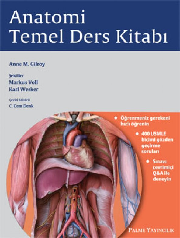 Anatomi Temel Ders Kitabı Palme Yayınevi ürün görseli 1
