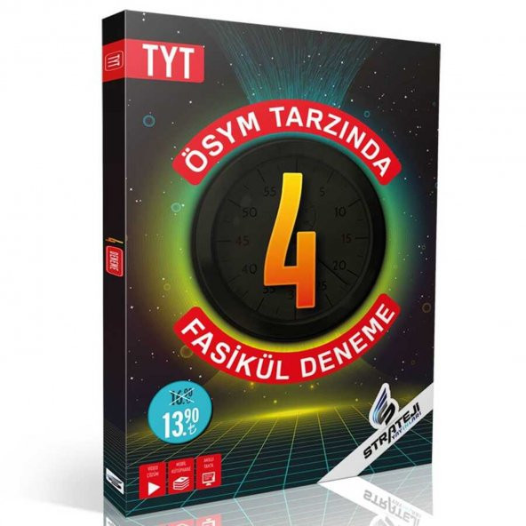 Strateji Yayınları TYT 4 Fasikül Deneme Video Çözümlü ürün görseli 1