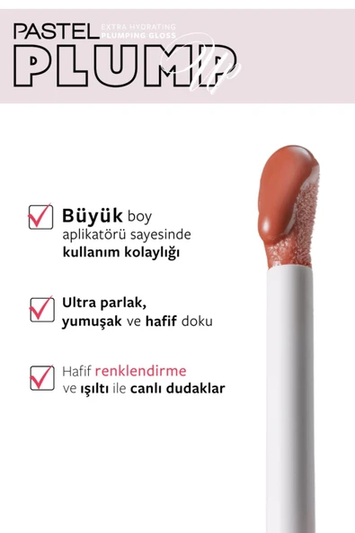 PASTEL PROFASHION PLUMP UP EXTRA HYDRAYTING PLUMPING GLOSS 205 ürün görseli 1