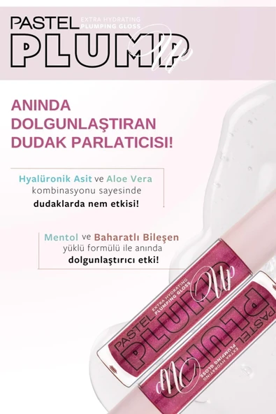 PASTEL PROFASHION PLUMP UP EXTRA HYDRAYTING PLUMPING GLOSS 207 - Resim 5