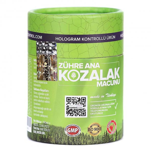 Zühre Ana Kozalak Macunu 240 ML Ücretsiz Kargo ürün görseli 1