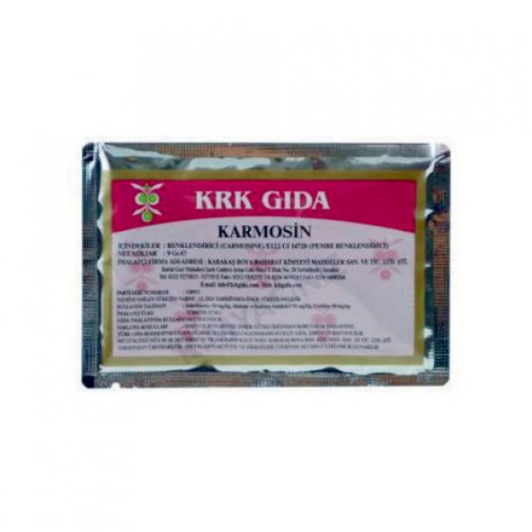 Krk Gıda Toz Gıda Boyası Pembe 9 Gr Ücretsiz Kargo ürün görseli 1