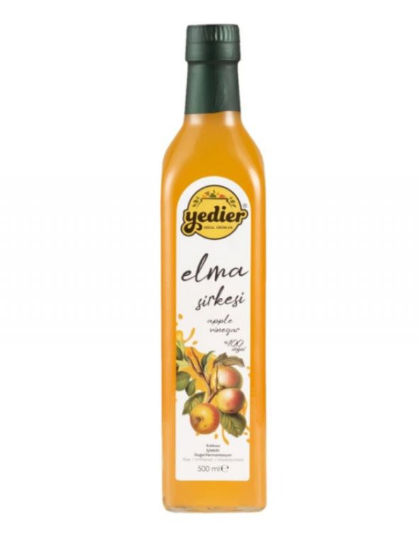 Yedier Elma Sirkesi Cam 500 ML Ücretsiz Kargo ürün görseli 1
