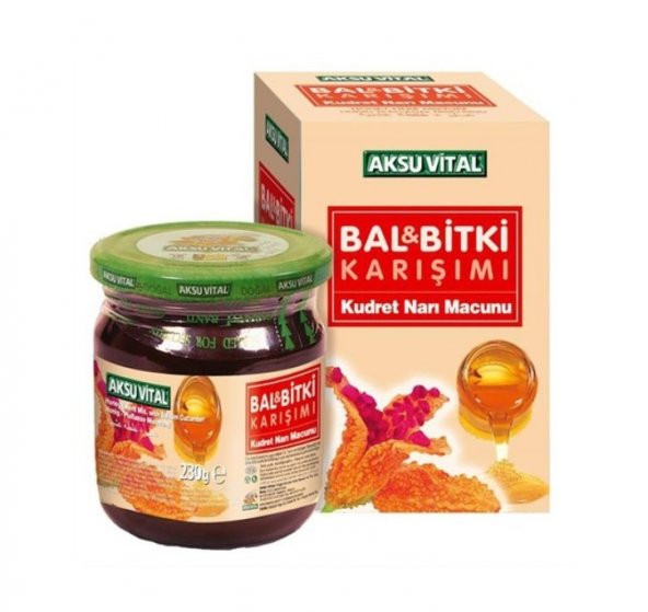 Aksu Vital Bal Bitki Karışımı Kudret Narı Macunu 230 Gr Ücretsiz Kargo ürün görseli 1