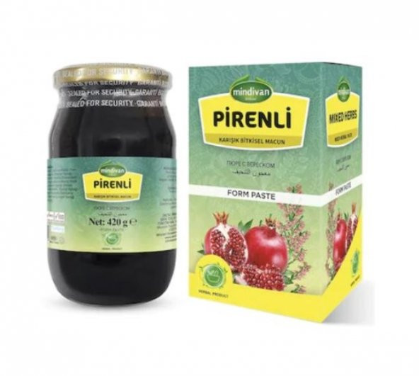 Mindivan Pirenli Nar Ekşili Karışık Bitkisel Macun 420 Gr Ücretsiz Kargo ürün görseli 1