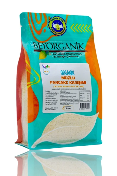 BEYORGANİK Organik Muzlu Pankek Karışımı 300 gr ürün görseli 1