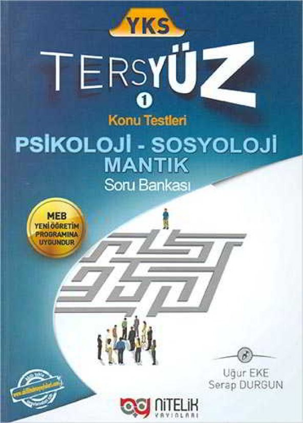 Nitelik YKS Psikoloji Sosyoloji Mantık Tersyüz Soru Bankası ürün görseli 1