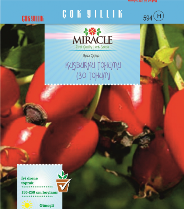 Miracle Kuşburnu Tohumu (20 adet) - Resim 6