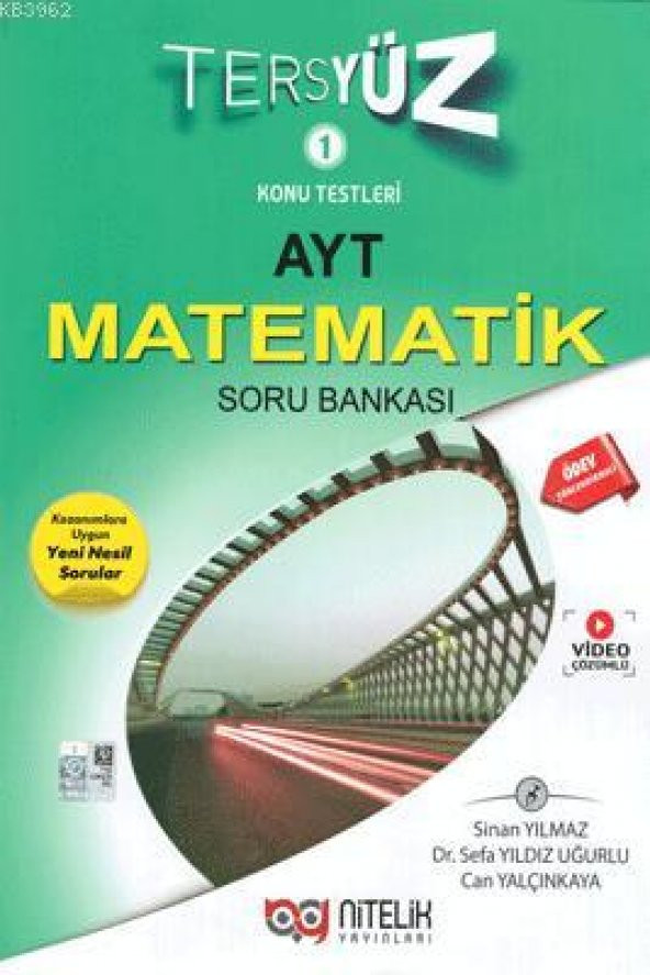 Nitelik Yks Ayt Matematik Tersyüz Soru Kitabı *yeni* ürün görseli 1