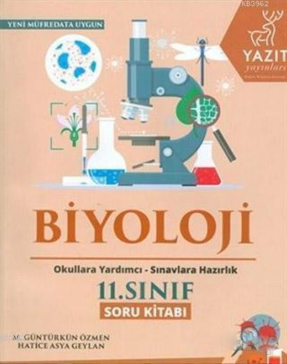 Yazıt Yayınları 11.sınıf Biyoloji Soru Kitabı ürün görseli 1