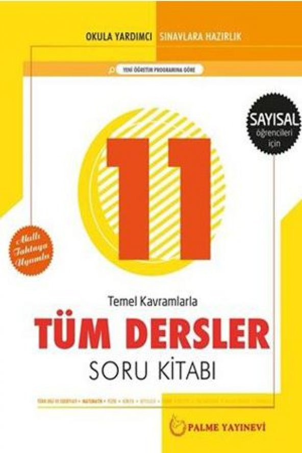 Palme 11.sınıf Tüm Dersler Soru Sayısal ürün görseli 1