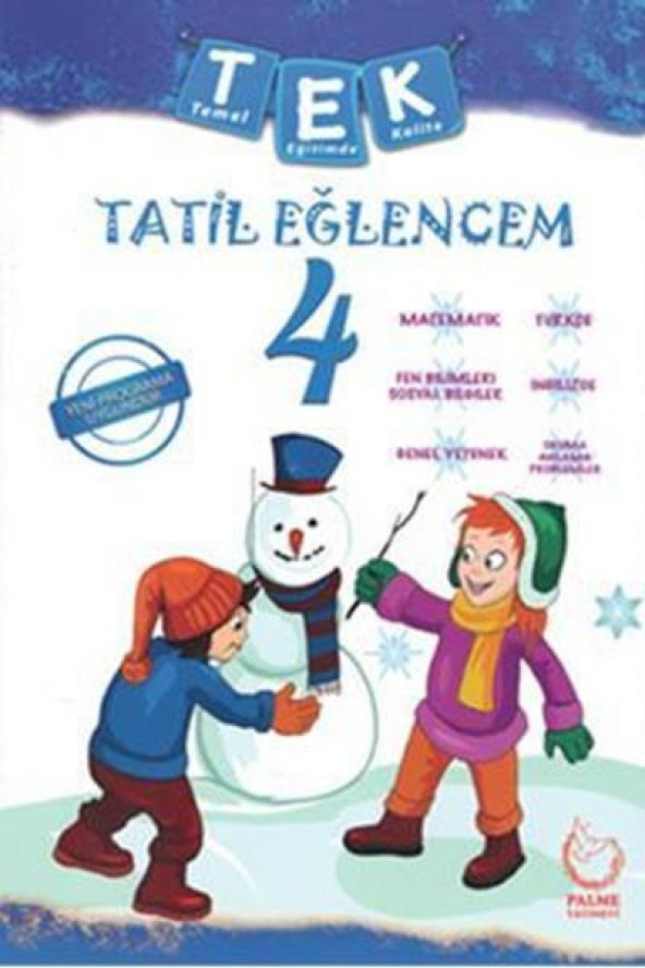 Palme 4.sınıf Tek Tatil Eğlencem Seti Yarıyıl ürün görseli 1