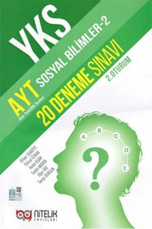 Nitelik Yks Ayt Sosyal Bilimler-2 20 Deneme Sınavı ürün görseli 1