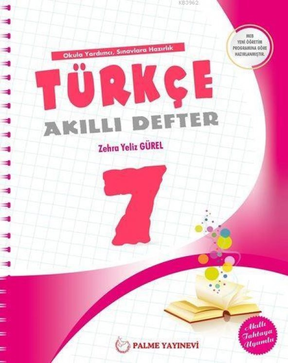 Palme 7.sınıf Türkçe Akıllı Defter ürün görseli 1