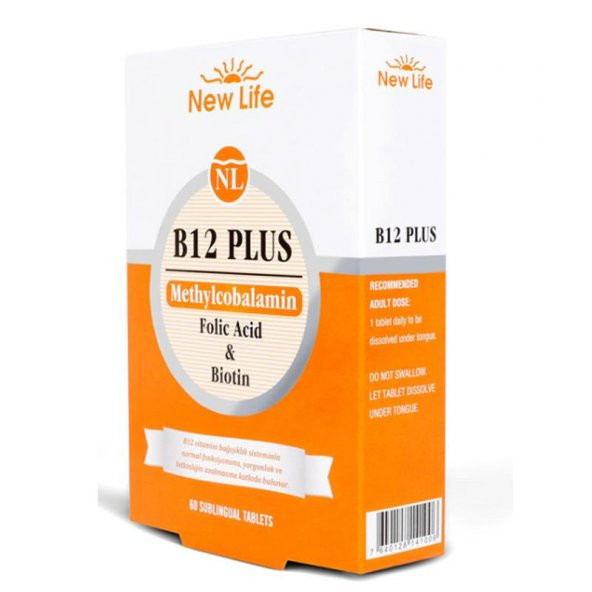 New Life B12 Plus Folik Asit ve Biotin 7640128141006 ürün görseli 1
