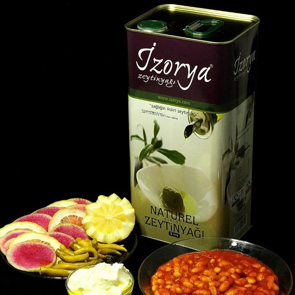İzorya Soğuk Sıkım Olgun Hasat Naturel Birinci Mut Zeytinyağı 5L ürün görseli 1