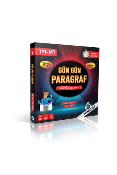 TYT AYT PARAGRAF GÜN GÜN SORU BANKASI STRATEJİ YAYIN ürün görseli 1