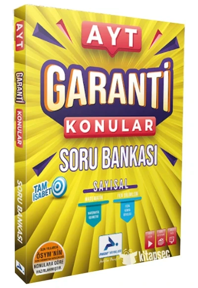 PARAF AYT SAYISAL GARANTİ KONULAR SORU BANKASI ürün görseli 1