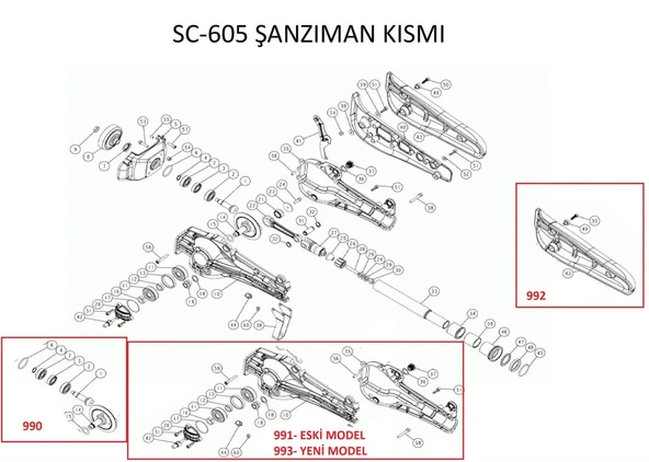 Cifarelli SC 605 Şanzıman Gövdesi No:35 ürün görseli 1