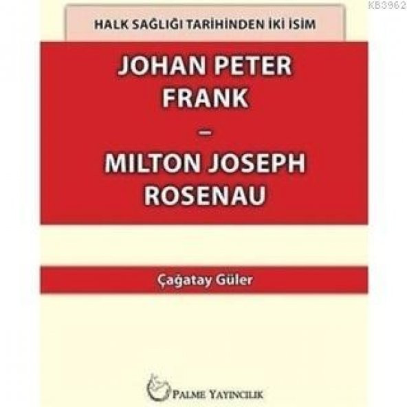 Johan Peter Frank-mılton Joseph Rosenau Palme Yayınevi ürün görseli 1