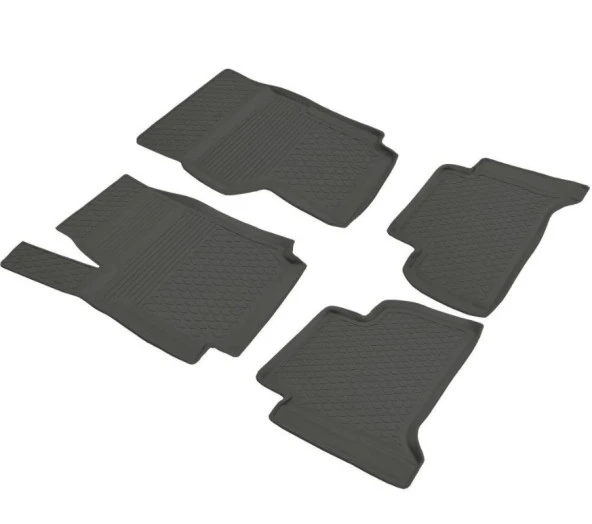 Volkswagen Amarok 2010-2021 Refref 4D Havuzlu Kauçuk Paspas ürün görseli 1
