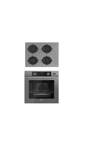 Steamart&fryart Serisi Buharlı Pişirme ikili Gri Set ( XE64CPR +CS208) ürün görseli 1