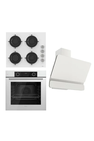 Ferre FRYART Cs Serisi Beyaz Set (CS206 + XE63CB +D081) ürün görseli 1