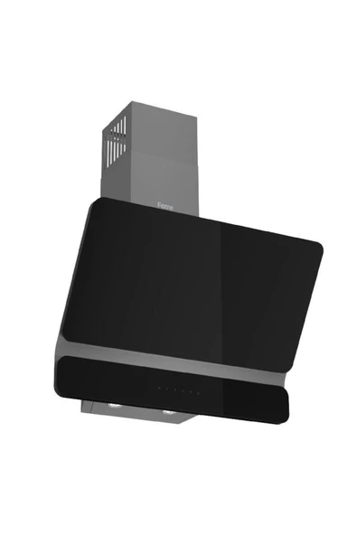 Ferre D080 Çift Camlı Plane Dokunmatik 60 CM Siyah Davlumbaz ürün görseli 1