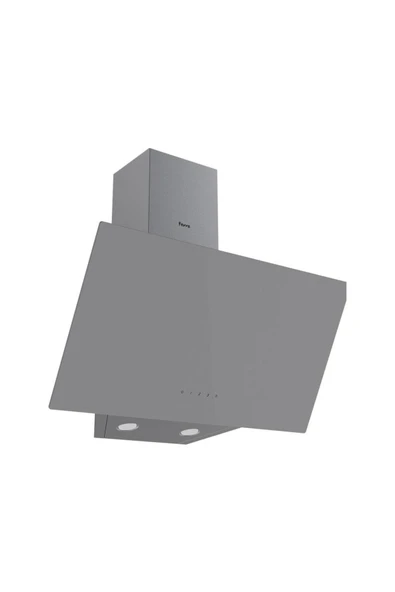Ferre D079 Flowart Serisi Tek Cam Dokunmatik 60 Cm Gri Davlumbaz-500m3 ürün görseli 1