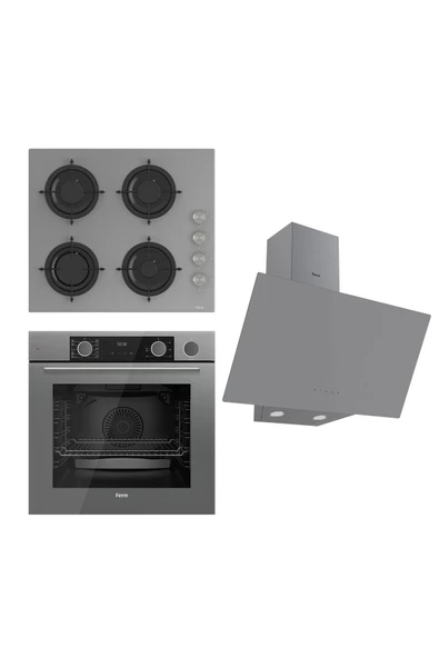 Steamart&fryart Serisi Buharlı Pişirme Gri Set (cs208 + Xe64cpr +d079 ) ürün görseli 1
