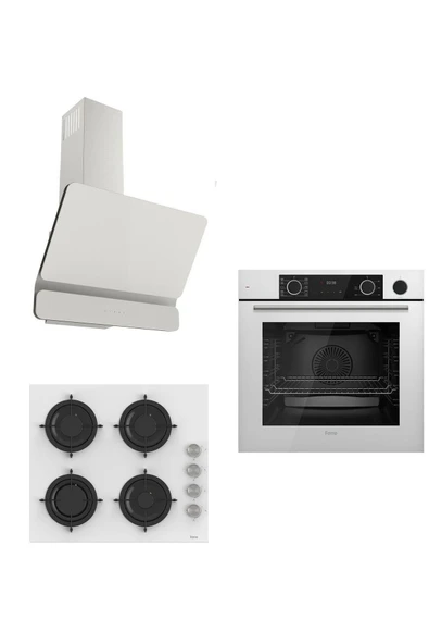 Steamart&fryart Serisi Buharlı Pişirme Beyaz Set (cs206 + Xe64cb +d081 ) ürün görseli 1