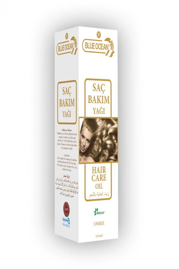 Blue Ocean Saç Bakım Yağı 125 ML Ücretsiz Kargo ürün görseli 1